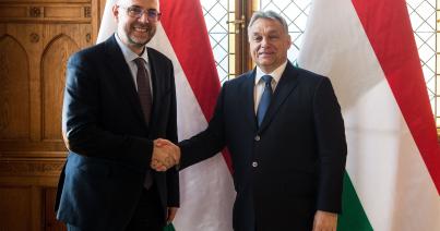 Az RMDSZ elnökével tárgyalt Orbán Viktor a parlamentben