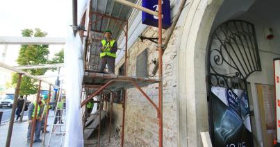Elkezdték a Redut épületének restaurálását