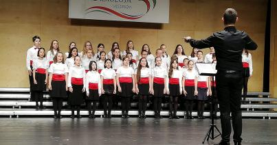 Veszprémben látták vendégül Kolozsvár Magyar Gyermekkórusát