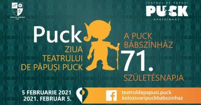 Online ünnepli 71. évfordulóját a Puck Bábszínház