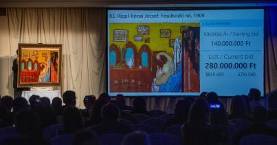 Rippl-Rónai- és Galimberti-mű ért el rekordot a Kieselbach Galéria téli árverésén