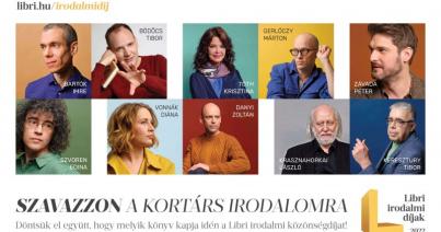 Libri irodalmi díjak 2022: megvannak az idei döntősök