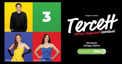 Tercett – Móricz Zsigmond szerelmei címmel ingyenes online előadást kínál a Madách Színház